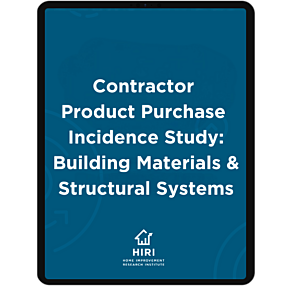 HIRI Contractor Product Purchase Incidence Bldg Mtls Structural Systems Ipad Icon