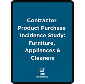 HIRI Contractor Product Purchase Incidence Furniture Appliances Cleaners Ipad Icon